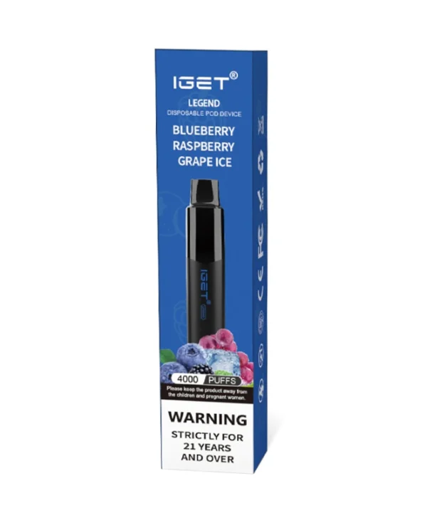 Blueberry Raspberry Grape Ice IGET Legend - Image 2